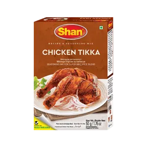 Shan Chicken Tikka Original BBQ Spice Mix - 50gm Pack