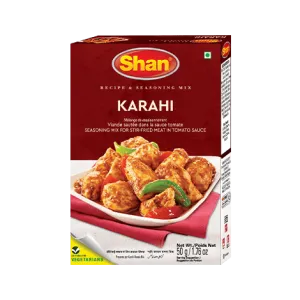 Shan Karahi Masala - Kadai Imported Original Masala Spice Mix (50gm): Authentic Taste of Indian Cuisine