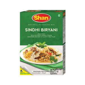 Shan Sindhi Biryani Imported Masala Spice (60gm) Buy Now for Genuine Authentic Taste