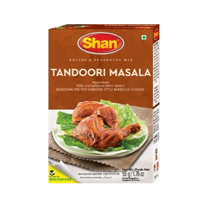 Shan Tandoori Masala Imported BBQ Barbecue (50gm) - Authentic Taste for all types of meat